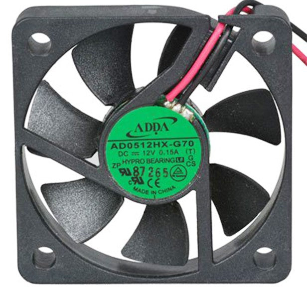 ADDA AD0512HX-G70 12V 0.15A 2wires Cooling Fan ADDA AD0512HX-G70 12V 0.15A 2wires Cooling Fan